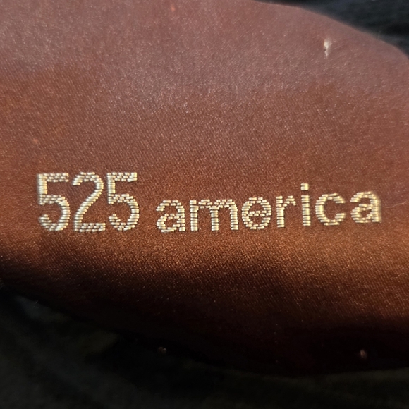 525 America Black Thick Knit Open Cardigan Size Small - Picture 4 of 5